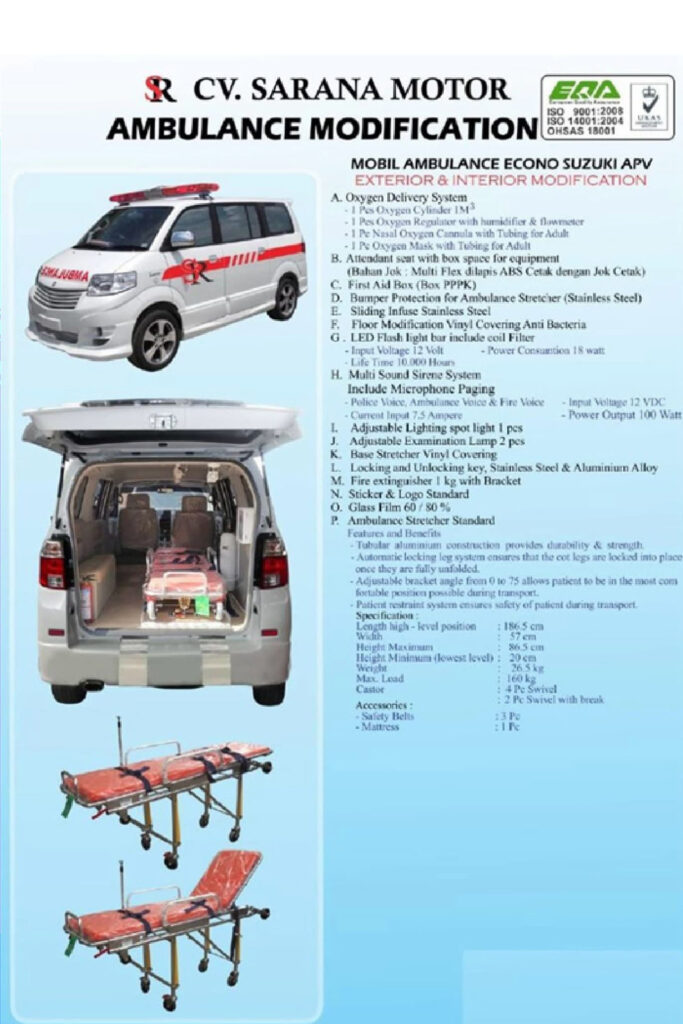 Sponsor an Econo Suzuki APV Ambulance Conversion1a